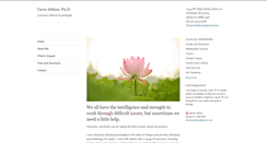 Desktop Screenshot of drcarrieatikune.com